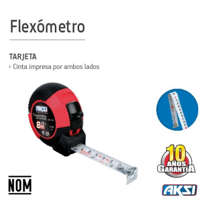 Flexómetro Anti Impacto Maxtool 5mts