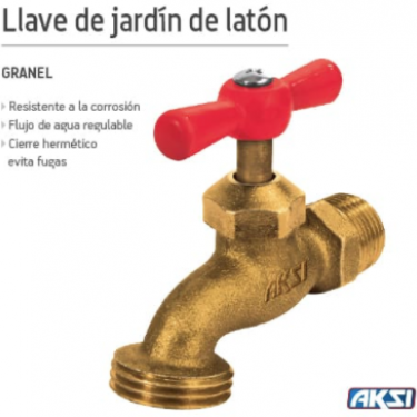 Llave Jardin Aksi Latonada 3/4