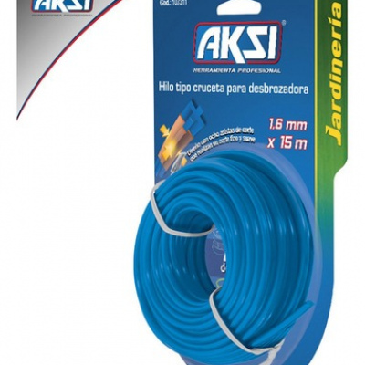 Hilo Para Desbrozadora Aksi Cruceta 1.6mm x15m